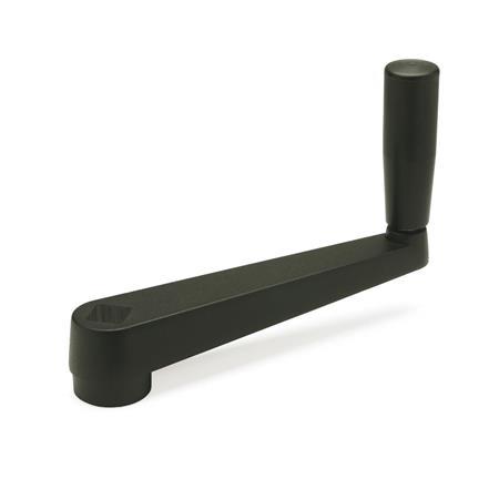 Otto Ganter Cranked Handle Zinc Die Casting, GN 471.1